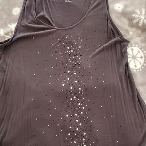 Beaded tank top